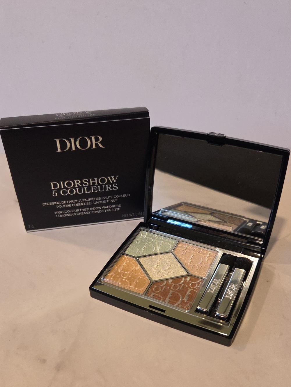 NIB Dior Diorshow 5 Couleurs Eyeshadow Palette - Green, Gold, Bronze, Champagne